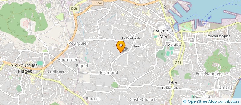 localisation de l'entreprise MONSIEUR IAN SIMMS à LA SEYNE-SUR-MER