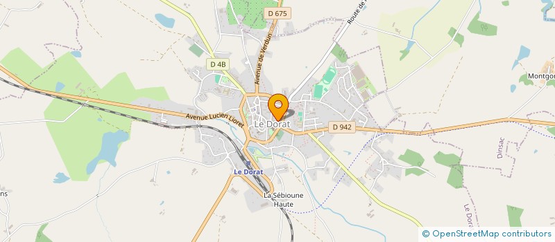 localisation de l'entreprise MONSIEUR IAN SOMMERVILLE  LE DORAT