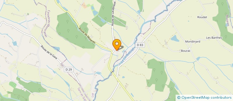 localisation de l'entreprise MONSIEUR IAN STANLEY YOUNG  CASTELNAU-MONTRATIER