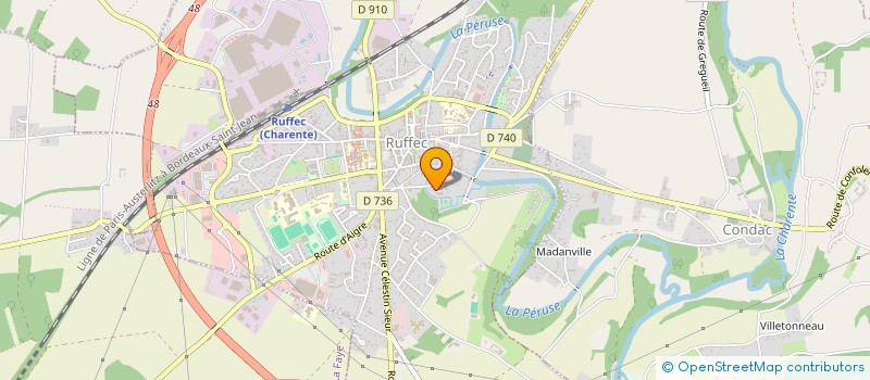 localisation de l'entreprise MONSIEUR IAN STRUTT  RUFFEC