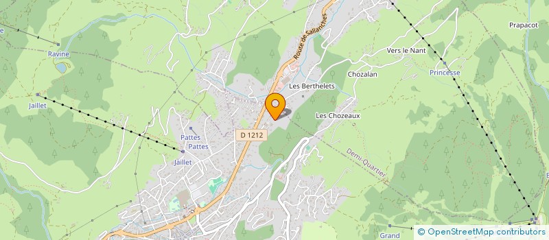 localisation de l'entreprise MONSIEUR IAN STUCLIFE  MEGEVE