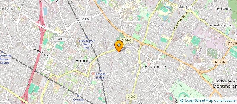localisation de l'entreprise MONSIEUR IAN VICKRIDGE à EAUBONNE
