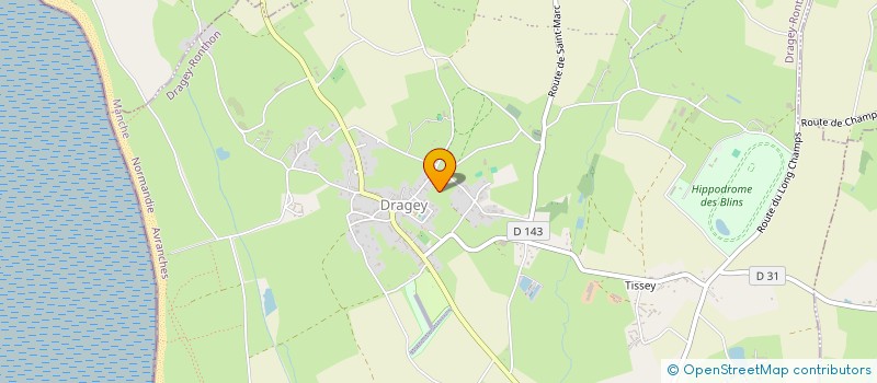 localisation de l'entreprise MONSIEUR IAN WOOD  DRAGEY-RONTHON