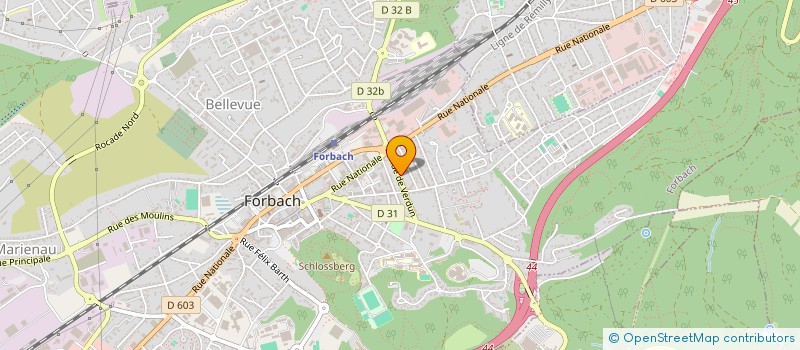 localisation de l'entreprise MONSIEUR IANCU BURCSA  FORBACH