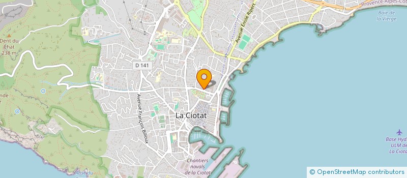 localisation de l'entreprise MONSIEUR IANIS BENVENUTI à LA CIOTAT