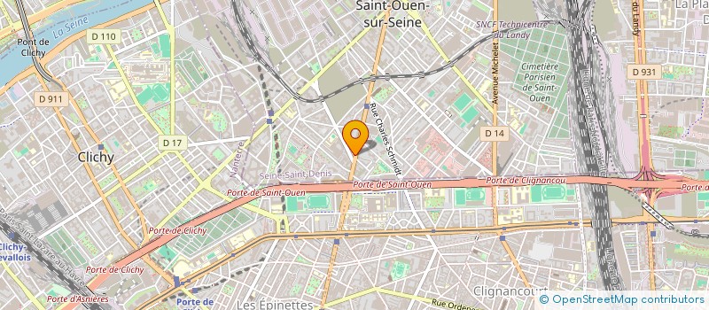 localisation de l'entreprise MONSIEUR IANIS BONNEL à SAINT-OUEN-SUR-SEINE