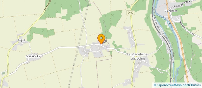 localisation de l'entreprise MONSIEUR IANIS GUERIN  LA MADELEINE-SUR-LOING