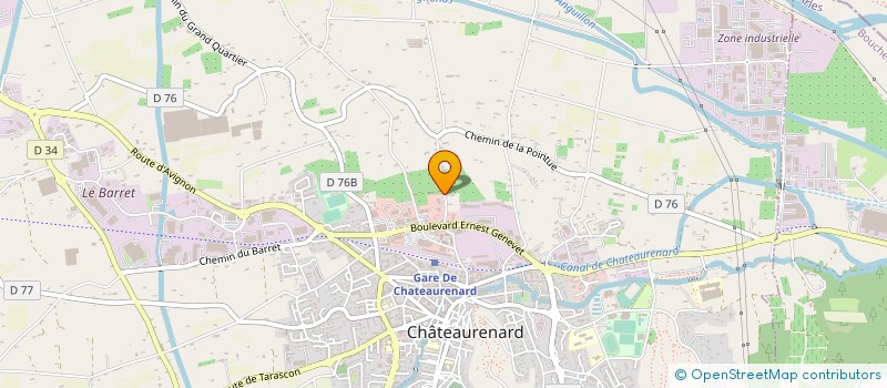 localisation de l'entreprise MONSIEUR IANIS LEOUFFRE  CHATEAURENARD