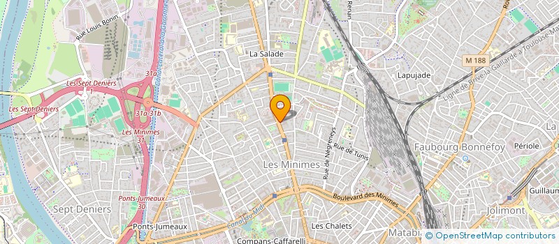 localisation de l'entreprise MONSIEUR IANIS PONSOLE  TOULOUSE