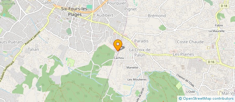 localisation de l'entreprise MONSIEUR IANNIS DE COMBIENS à SIX-FOURS-LES-PLAGES