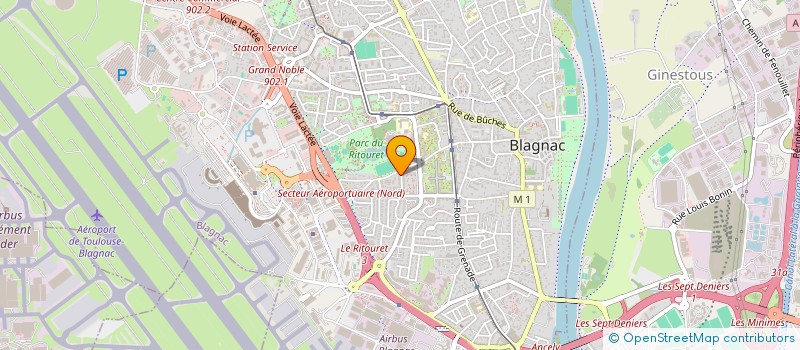 localisation de l'entreprise MONSIEUR IARO RAZAFINAVALONA  BLAGNAC