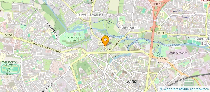 localisation de l'entreprise MONSIEUR IASSON SERINGES à ARRAS