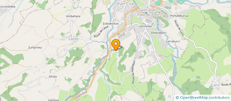 localisation de l'entreprise MONSIEUR IBAN ERGUY  UHART-CIZE