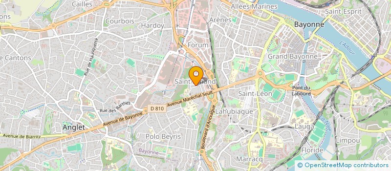 localisation de l'entreprise MONSIEUR IBAN GARAT  BAYONNE
