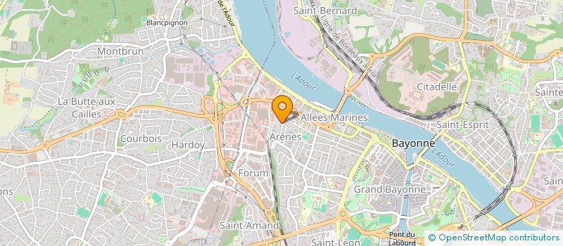 localisation de l'entreprise MONSIEUR IBAN REGNIER  BAYONNE