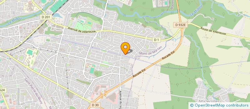 localisation de l'entreprise MONSIEUR IBAN SALIS  MONT-DE-MARSAN