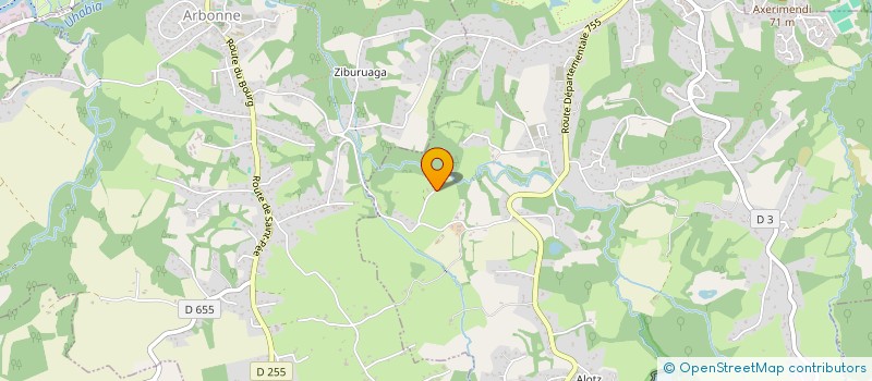 localisation de l'entreprise MONSIEUR IBAN TEILLERY  ARCANGUES