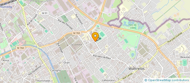 localisation de l'entreprise MONSIEUR IBAN TRISTAN GAUTIER  WATTRELOS