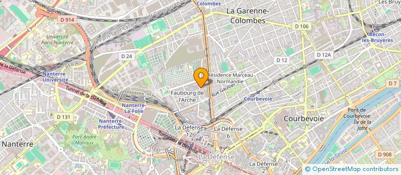 localisation de l'entreprise MONSIEUR IBARA ADOUA IBARA à COURBEVOIE