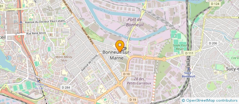 localisation de l'entreprise MONSIEUR IBOU SECK  BONNEUIL-SUR-MARNE