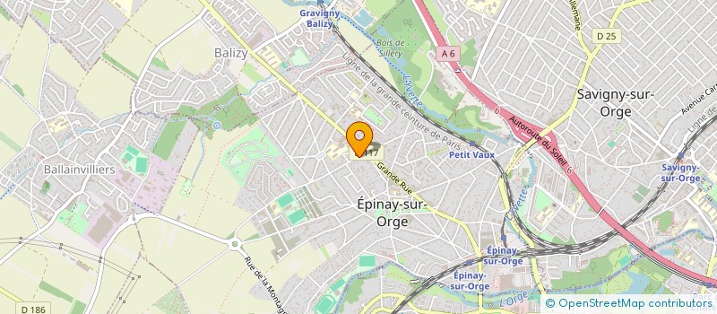 localisation de l'entreprise MONSIEUR IBOURAHIM BARRO  EPINAY-SUR-ORGE