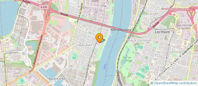 localisation de l'entreprise MONSIEUR IBOURAIMA IBIKANMI  BORDEAUX