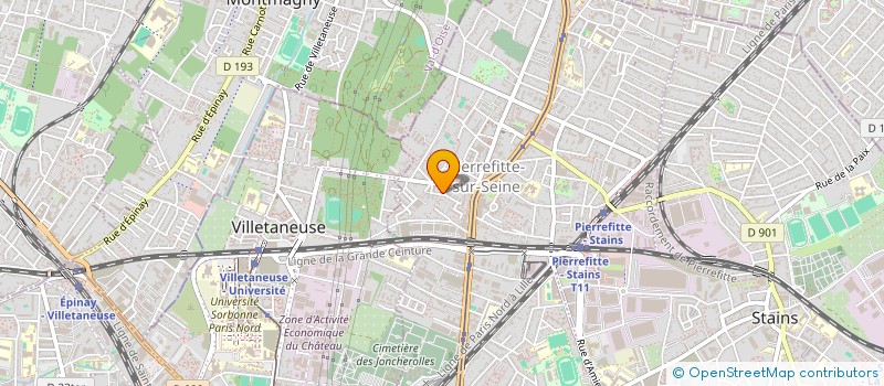 localisation de l'entreprise MONSIEUR IBRA DIENE FALL à PIERREFITTE-SUR-SEINE