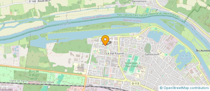 localisation de l'entreprise MONSIEUR IBRA FALL  MANTES-LA-JOLIE