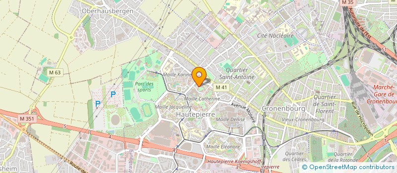localisation de l'entreprise MONSIEUR IBRA KEBE à STRASBOURG