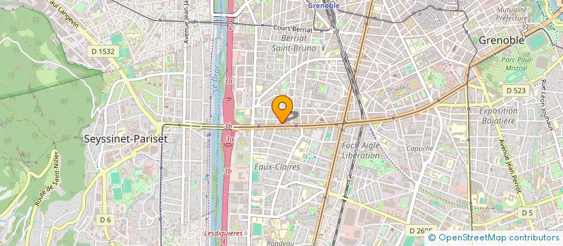 localisation de l'entreprise MONSIEUR IBRA WANE  GRENOBLE