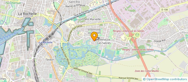 localisation de l'entreprise MONSIEUR IBRAGIM BISULTANOV  LA ROCHELLE