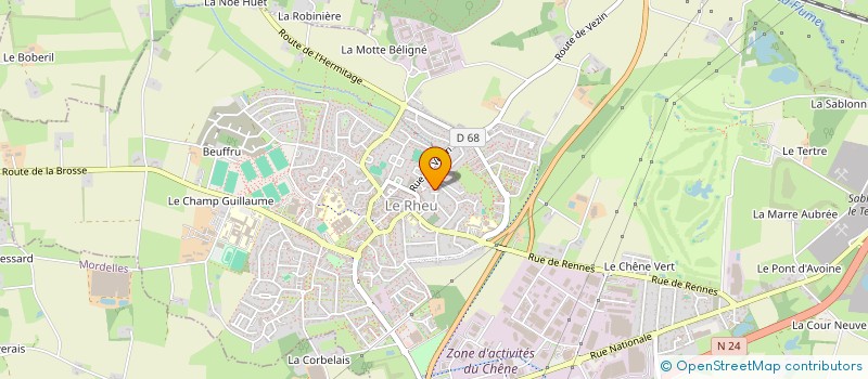 localisation de l'entreprise MONSIEUR IBRAGIM IBRAGIMOV  LE RHEU