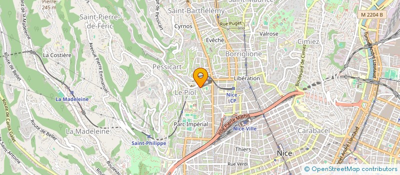 localisation de l'entreprise MONSIEUR IBRAGUIM RAMZANOVITC KHALMOURZIEV  NICE