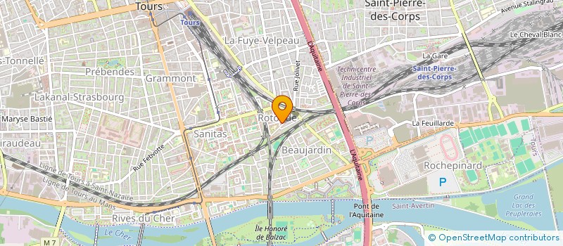 localisation de l'entreprise MONSIEUR IBRAHAM SWARAY  TOURS