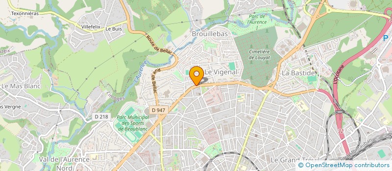 localisation de l'entreprise MONSIEUR IBRAHIM ABAKER SHIGEFA à LIMOGES