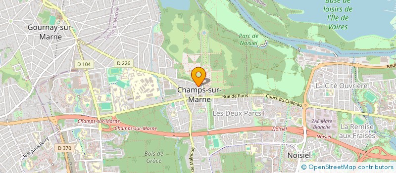 localisation de l'entreprise MONSIEUR IBRAHIM ABDALLAH  CHAMPS-SUR-MARNE