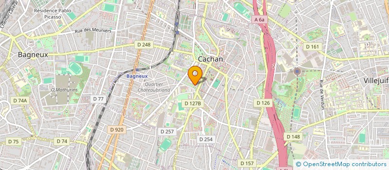 localisation de l'entreprise MONSIEUR IBRAHIM-ABDALLAH BENAMMAR  CACHAN