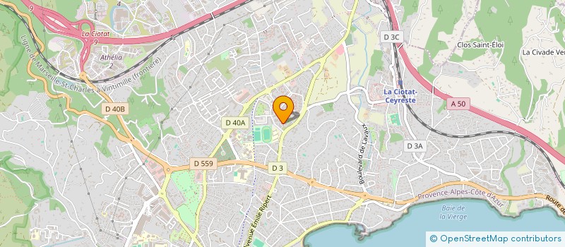localisation de l'entreprise MONSIEUR IBRAHIM ABDELKAREEM JOMA  LA CIOTAT