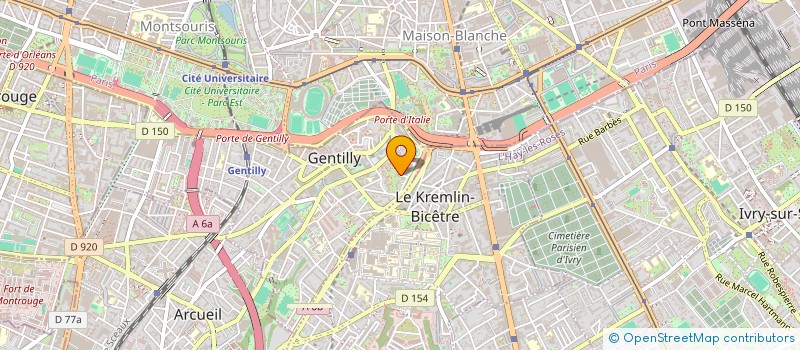 localisation de l'entreprise MONSIEUR IBRAHIM ABDEREMANI  GENTILLY