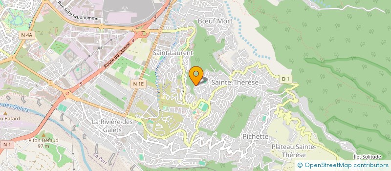 localisation de l'entreprise MONSIEUR IBRAHIM ABDOULARAOUF à LA POSSESSION