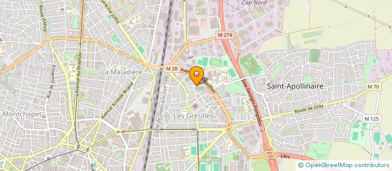 localisation de l'entreprise MONSIEUR IBRAHIM ADAM IBRAHIM à DIJON