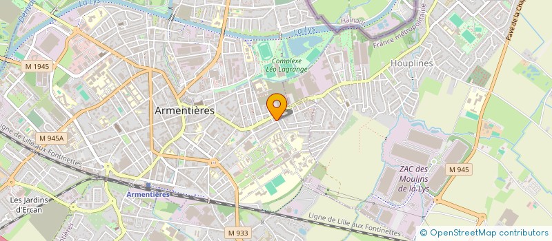 localisation de l'entreprise MONSIEUR IBRAHIM AHMAD ALWALI  ARMENTIERES