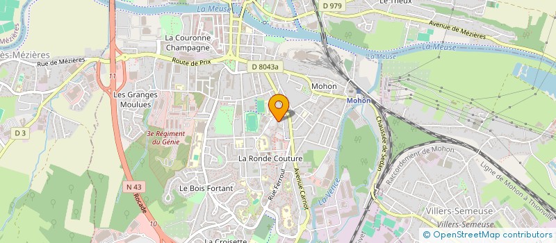 localisation de l'entreprise MONSIEUR IBRAHIM AHMAD MUHIDDIN à CHARLEVILLE-MEZIERES