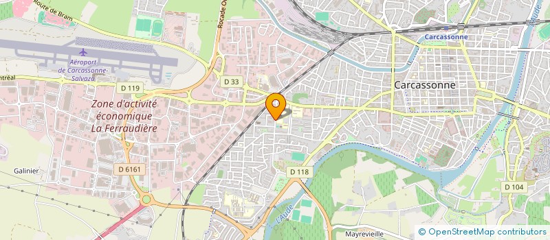 localisation de l'entreprise MONSIEUR IBRAHIM AHMED à CARCASSONNE