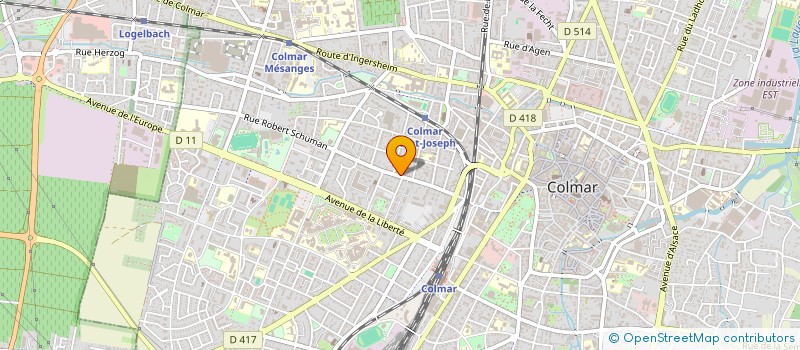 localisation de l'entreprise MONSIEUR IBRAHIM AHMED ABDELHAMID JOUDA  COLMAR