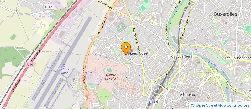 localisation de l'entreprise MONSIEUR IBRAHIM AISSA  POITIERS