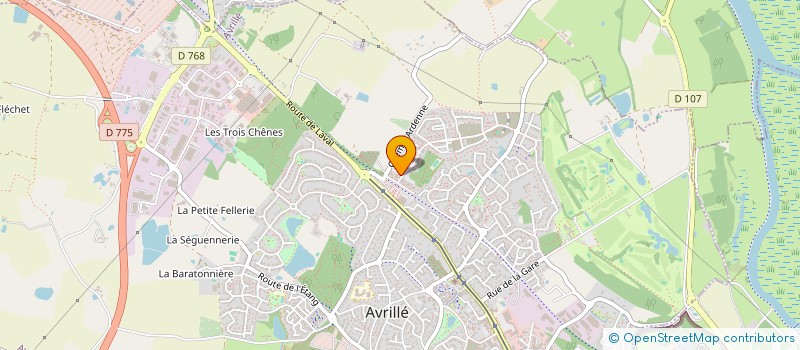 localisation de l'entreprise MONSIEUR IBRAHIM AISSA YOUCEF  AVRILLE