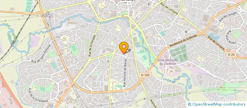 localisation de l'entreprise MONSIEUR IBRAHIM AIT LAAMA à CHOLET