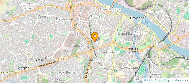 localisation de l'entreprise MONSIEUR IBRAHIM AJOUKA  BAYONNE