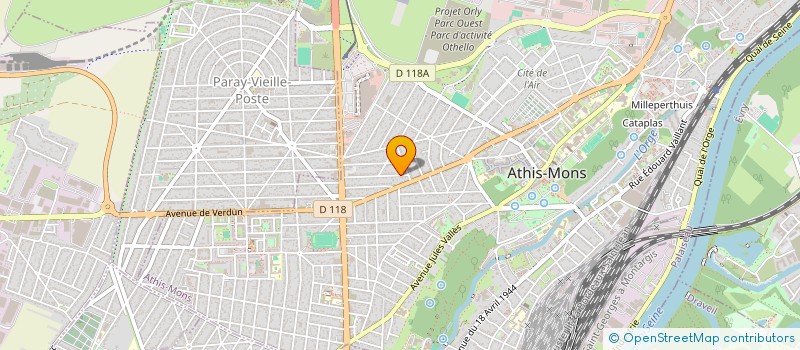 localisation de l'entreprise MONSIEUR IBRAHIM AKCIN à ATHIS-MONS